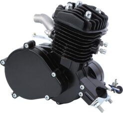 Alternative view of Sange 50cc 2-Stroke Petrol Motor Conversion Kit for 26′′-28′′ Bikes – Black, Air-Cooled, Easy Install, Fuel Efficient