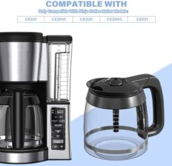 Alternative view of 12-Cup Coffee Pot Replacement Carafe Compatible with Ninja Coffee Brewer Maker Models CE251 CE201 CE201C CE200 CE200C Model# XGLSLID200