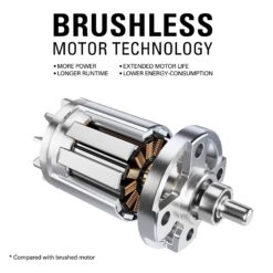 Alternative view of 80V Cordless 21′′ Self-Propelled Brushless Lawn Mower | Greenworks