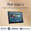 Amazon – Fire Max 11 tablet, vivid 11′′ display, octa core processor, 4 GB RAM, 14 hour battery life, 64 GB – Gray - Image 2
