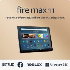 Alternative view of Amazon – Fire Max 11 tablet, vivid 11′′ display, octa core processor, 4 GB RAM, 14 hour battery life, 64 GB – Gray