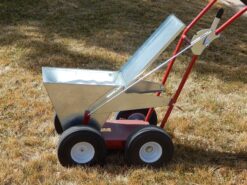 Alternative view of Newstripe NewLiner HD 50 lb Heavy Duty Dry Line Marker (Part #10001744) | Precision 2" or 4" Lines | Galvanized Steel | 10" Pneumatic Tires | For Baseball, Tracks & Events | Made in USA