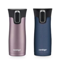 Contigo® West Loop Stainless Steel Travel Mug with AUTOSEAL® Lid, 16 oz - Vervain & Midnight Berry