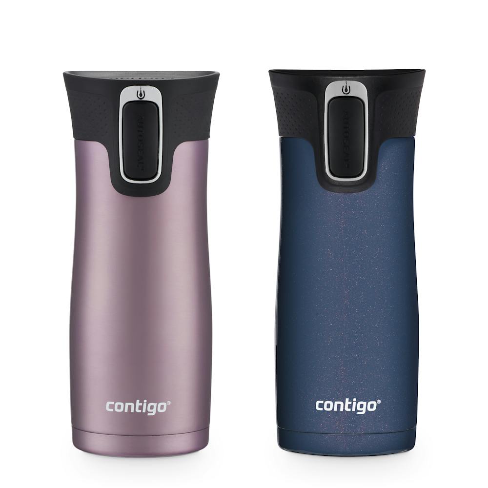 Contigo® West Loop Stainless Steel Travel Mug with AUTOSEAL® Lid, 16 oz - Vervain & Midnight Berry