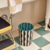 Dusen Dusen Pattern Waste Bin - River - Image 2
