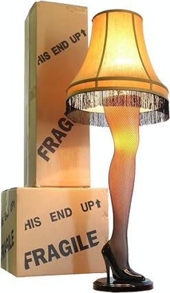 Alternative view of 45" Christmas Deluxe Leg Lamp, Multicolor