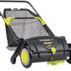 21-Inch Width Leaf & Grass Push Lawn Sweeper, Black - Image 12