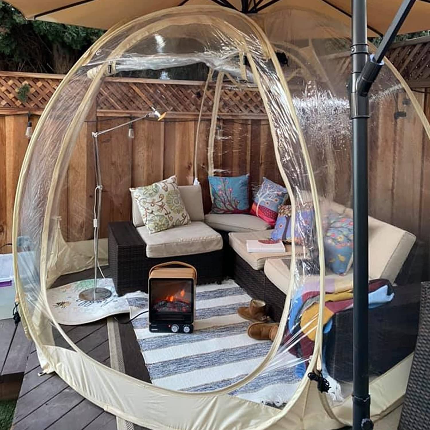 Alvantor Bubble Tent Pop Up Gazebo, 8-10 Person Igloo Dome Garden Patio Canopy Shelter - Image 28