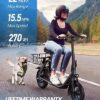 URBANMAX C1 Electric Scooter with Seat, 450W Powerful Motor up to 22 Miles Range - Image 7