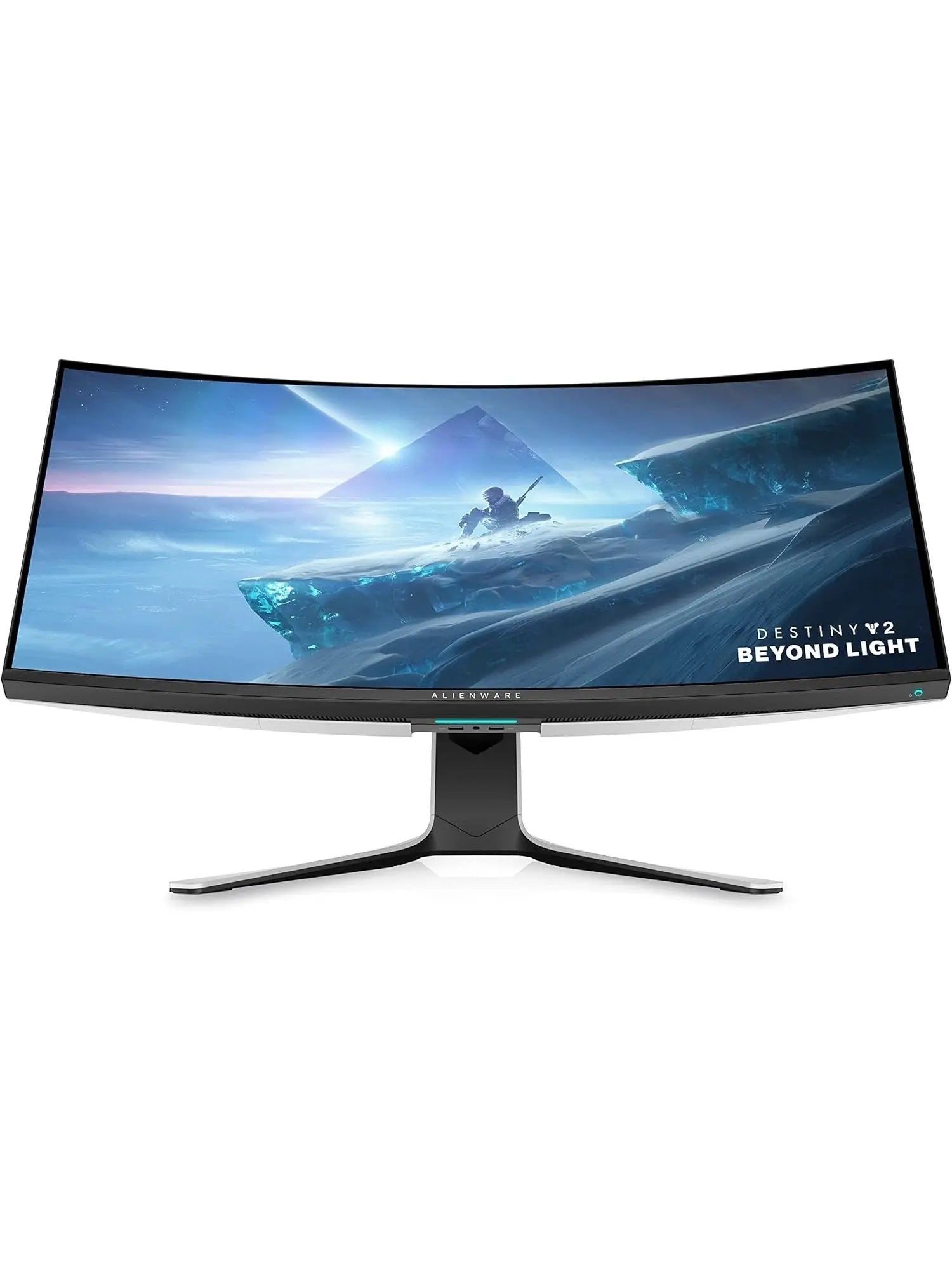 Alienware Ultrawide Curved Gaming Monitor 38 Inch, 144Hz Refresh Rate, 3840 x 1600 WQHD , IPS, NVIDIA G-SYNC Ultimate, 1ms Response Time, 2300R Curvature, VESA Display HDR 600, AW3821DW - White - Image 4