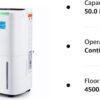 Portable Air Conditioners with Remote Control, 3-in-1 Free Standing Cooling AC Unit with Fan & Dehumidifier, Cools Room up to 700 sq.ft, Smart/Sleep Mode,3 Speed,Auto Swing,24H Timer - Image 11