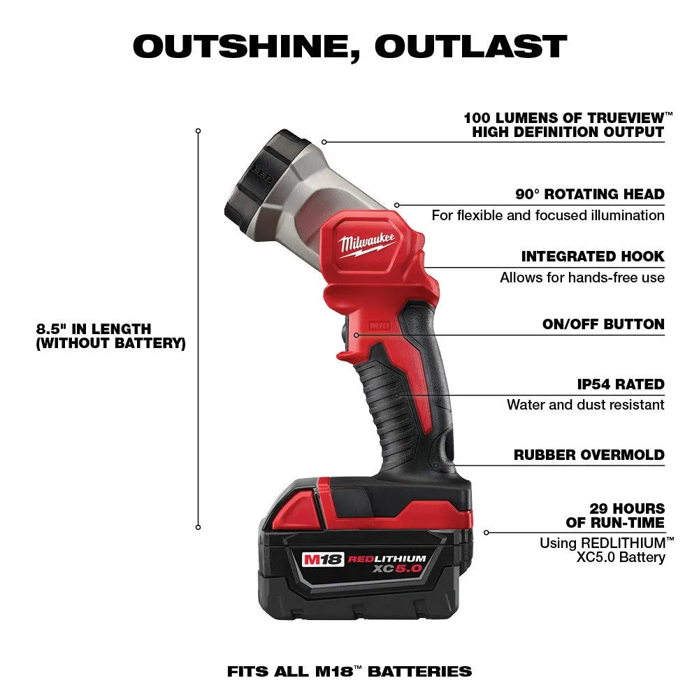 18V M18 FUEL Lithium Ion Brushless Cordless 7 Tool Combo Kit 5.0 Ah - Image 8