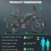 500W Electric Bike 26" Electric Bicycle for Adults with Cruise Control System Ebike - Image 11