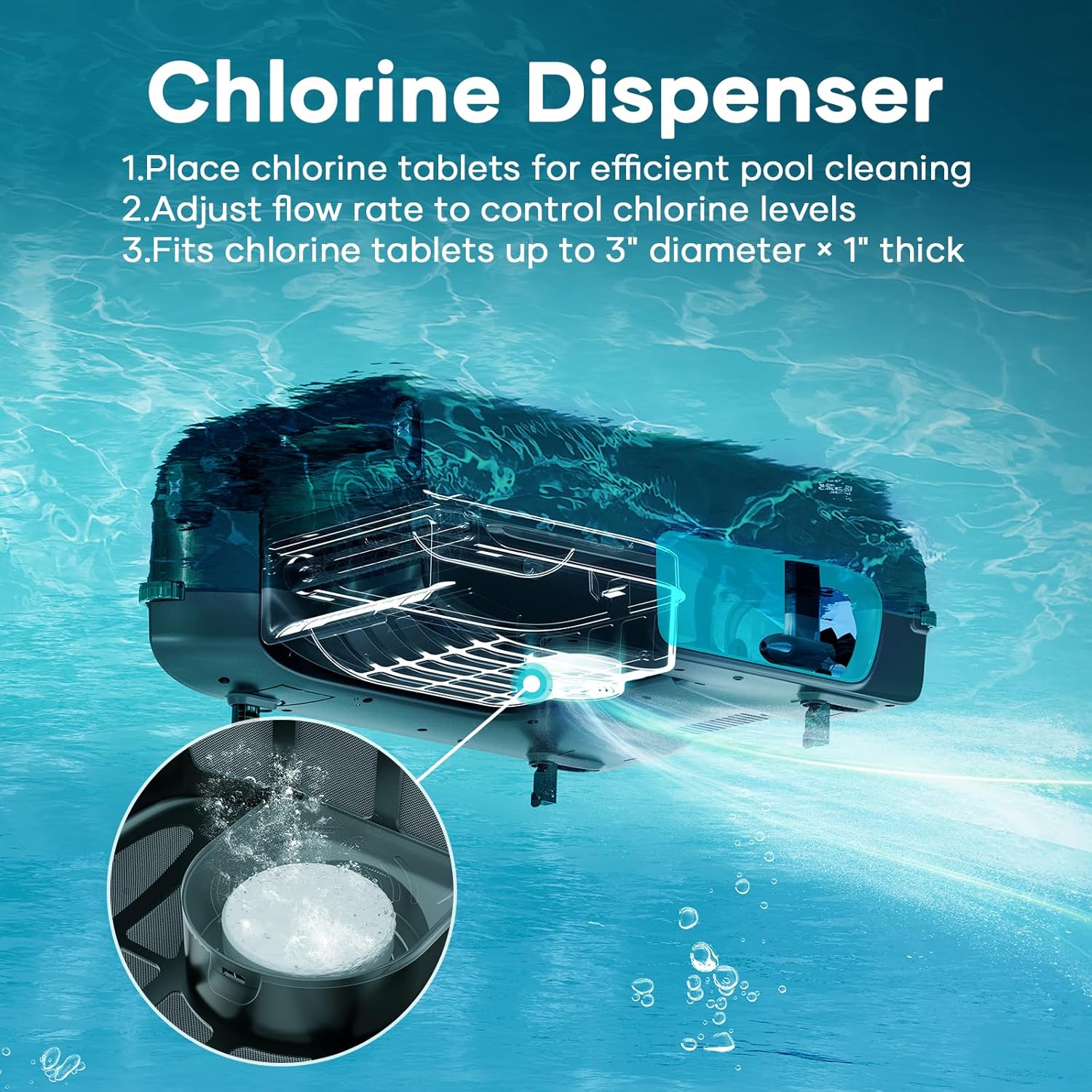 AIPER Surfer S2 Solar Pool Skimmer with APP Support, 24/7 Cleaning, Dual Charging Modes, Smart Obstacle Avoidance, Ideal for All Swimming Pool Types - Image 8