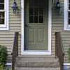 NuImage Awnings 60425 Series 2500 Aluminum Door Canopy with Support Arms - Image 2