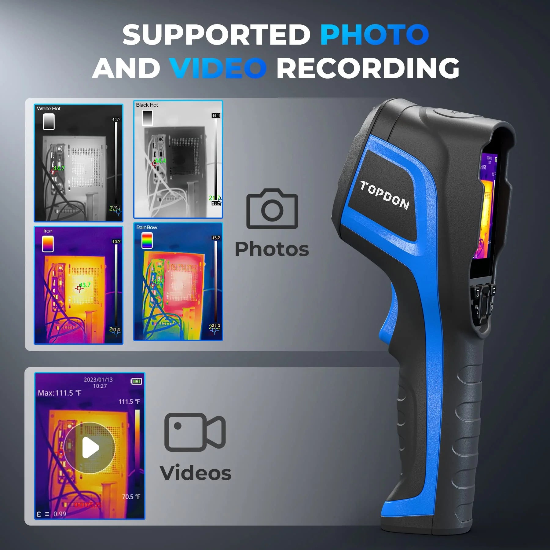 TOPDON Thermal Imaging Camera 256 x 192 IR High Resolution - Image 6