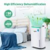 Portable Air Conditioners with Remote Control, 3-in-1 Free Standing Cooling AC Unit with Fan & Dehumidifier, Cools Room up to 700 sq.ft, Smart/Sleep Mode,3 Speed,Auto Swing,24H Timer - Image 3