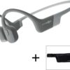 AfterShokz Aeropex Open-Ear Wireless Bone Conduction Headphones with Sport Belt Cosmic Black 2.3 - Image 3
