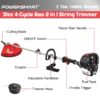 PowerSmart 4-Cycle 31cc 15lb Straight Shaft Gas String Trimmer Weed wacker and Brush Cutter for Lawns and Grass - Image 8
