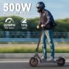 Electric Scooter, 350W/500W Powerful Motor, 8.5"/10" Solid Tires, 19/22Mph, 28/21/12 Miles Range,Dual Braking - Image 32
