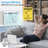 10000 Btu Quiet Window Air Conditioner With Remote Amp Eco Mode Energy Star Certified 3 In 1 Window Ac Unit With Dehumidifier - Image 7