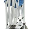 Mac Sports Heavy Duty Collapsible Folding All Terrain Utility Beach Wagon Cart Blue/Black - Image 8