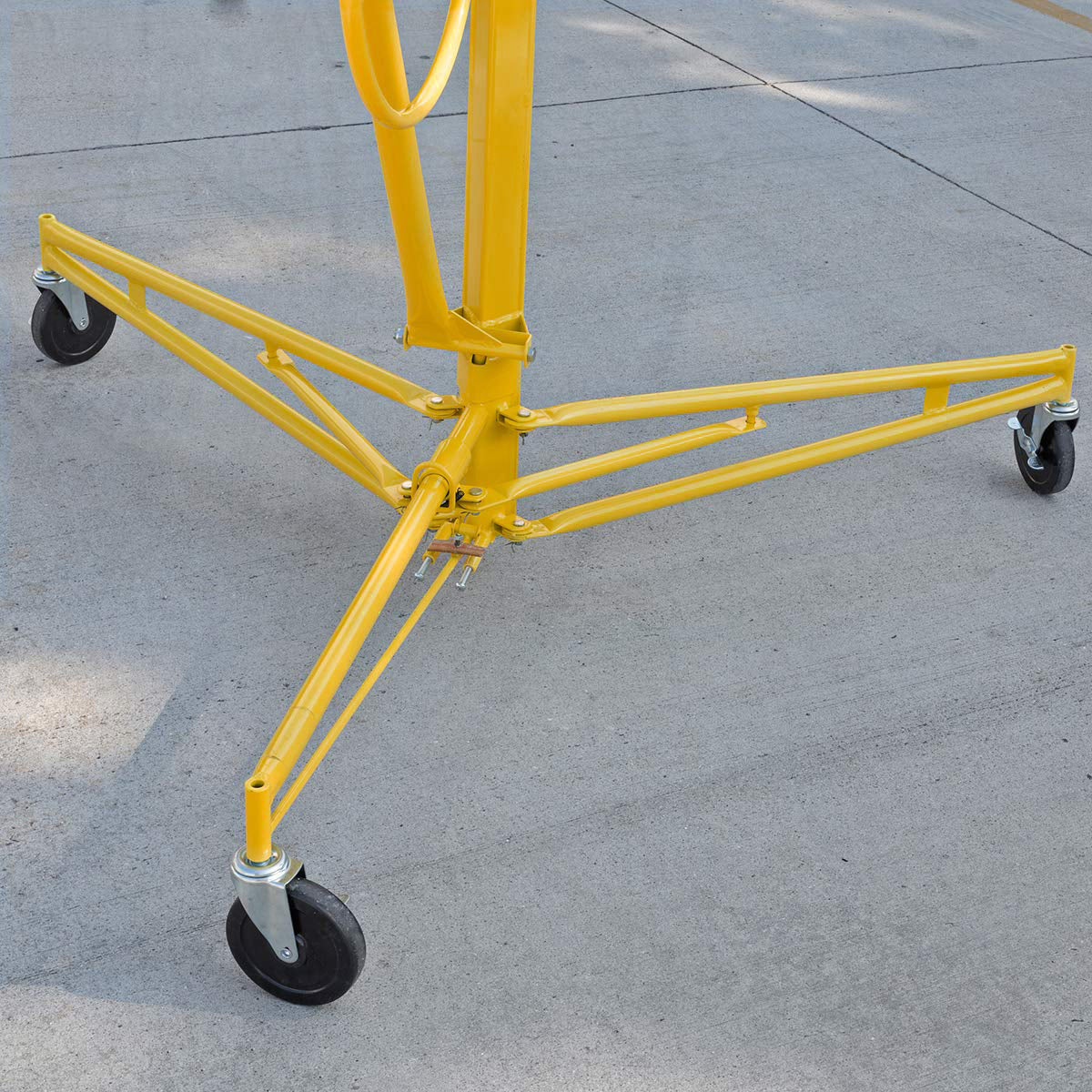 Stark USA 65044 65044 Drywall Lift 11' Yellow Rolling Sheetrock Panel Hoist Jack - Image 6