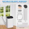 Portable Air Conditioners with Remote Control, 3-in-1 Free Standing Cooling AC Unit with Fan & Dehumidifier, Cools Room up to 700 sq.ft, Smart/Sleep Mode,3 Speed,Auto Swing,24H Timer - Image 28