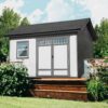 Handy Home Products Beachwood 10 ft. x 12 ft. Wood Storage Shed (Floor Included) - Image 2