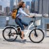 PEXMOR Electric Bike for Adults 350W (Peak 500W) City Commuter Ebike 36V 12.5AH Removable Battery 26" Cruiser Electric Bicycle Shimano 6-Speed | Dual Shock Absorber | Basket - Image 8