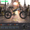TST Electric Bike 4.0 Fat Tire Foldable Ebike 48V 13Ah Battery 750W Electric Commuter Bicycle with LCD 20" One-Step Folding Electric City Bike for Men Women Black - Image 4