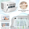 10000 Btu Quiet Window Air Conditioner With Remote Amp Eco Mode Energy Star Certified 3 In 1 Window Ac Unit With Dehumidifier - Image 4
