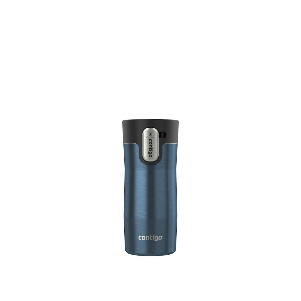 Contigo® AUTOSEAL® West Loop Vacuum-Insulated Stainless Steel Travel Mug with Easy-Clean Lid, 12 oz - Transparent Blueberry