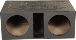 Alternative view of QPower QBOMB12VL Dual 12′′ Vented Subwoofer Box – Durable MDF, Black Rhino Liner Finish