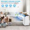Portable Air Conditioners with Remote Control, 3-in-1 Free Standing Cooling AC Unit with Fan & Dehumidifier, Cools Room up to 700 sq.ft, Smart/Sleep Mode,3 Speed,Auto Swing,24H Timer - Image 12