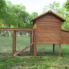 Outdoor 80 inch wooden chicken coop nest box chicken coop poultry pet cage - Image 2