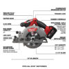 18V M18 FUEL Lithium-Ion Brushless Cordless 7-Tool Combo Kit 5.0 Ah - Image 3