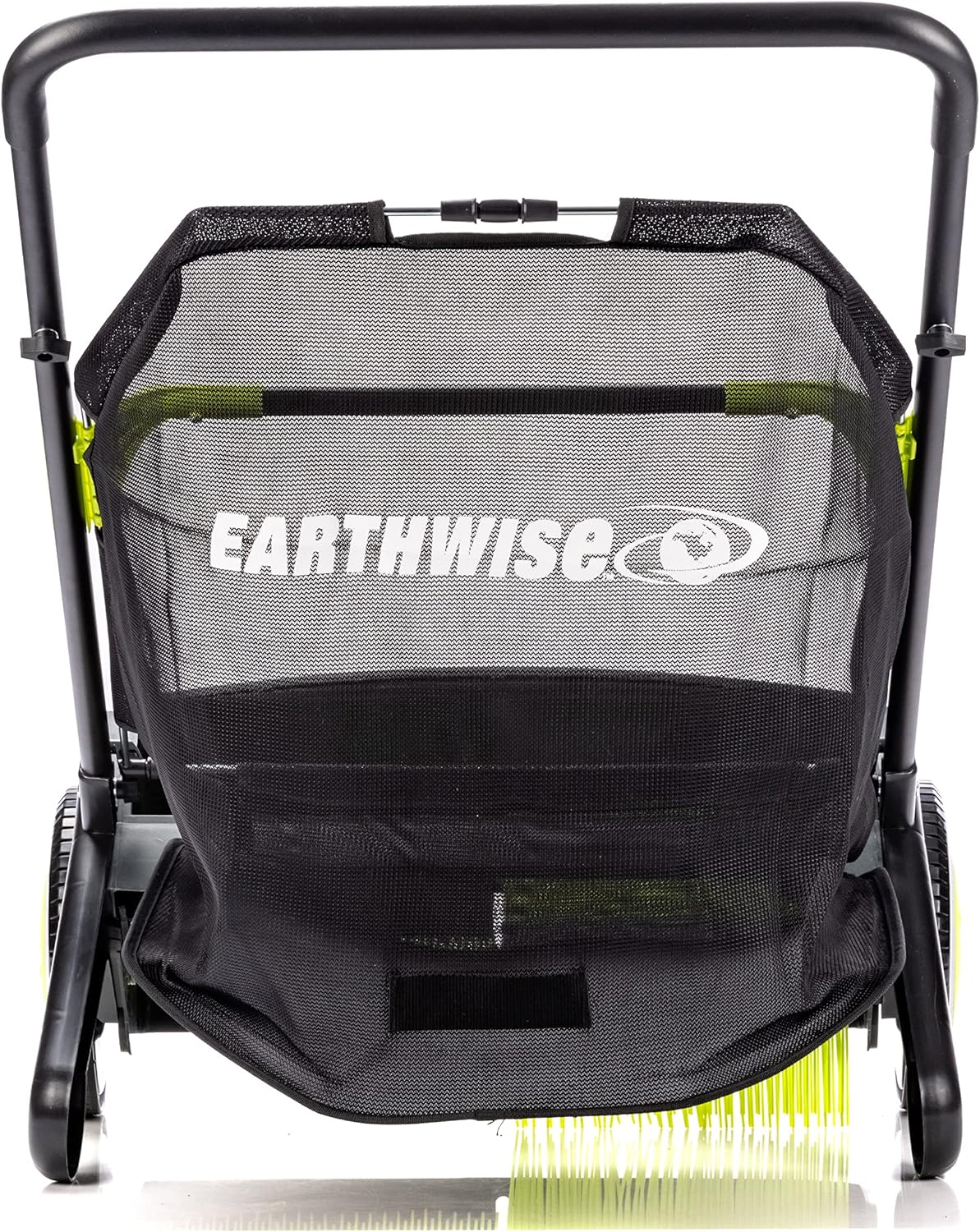21-Inch Width Leaf & Grass Push Lawn Sweeper, Black - Image 4