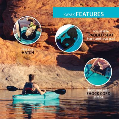Lifetime Guster 100 Sit-In Kayak (2-Pack) 457 - Image 8