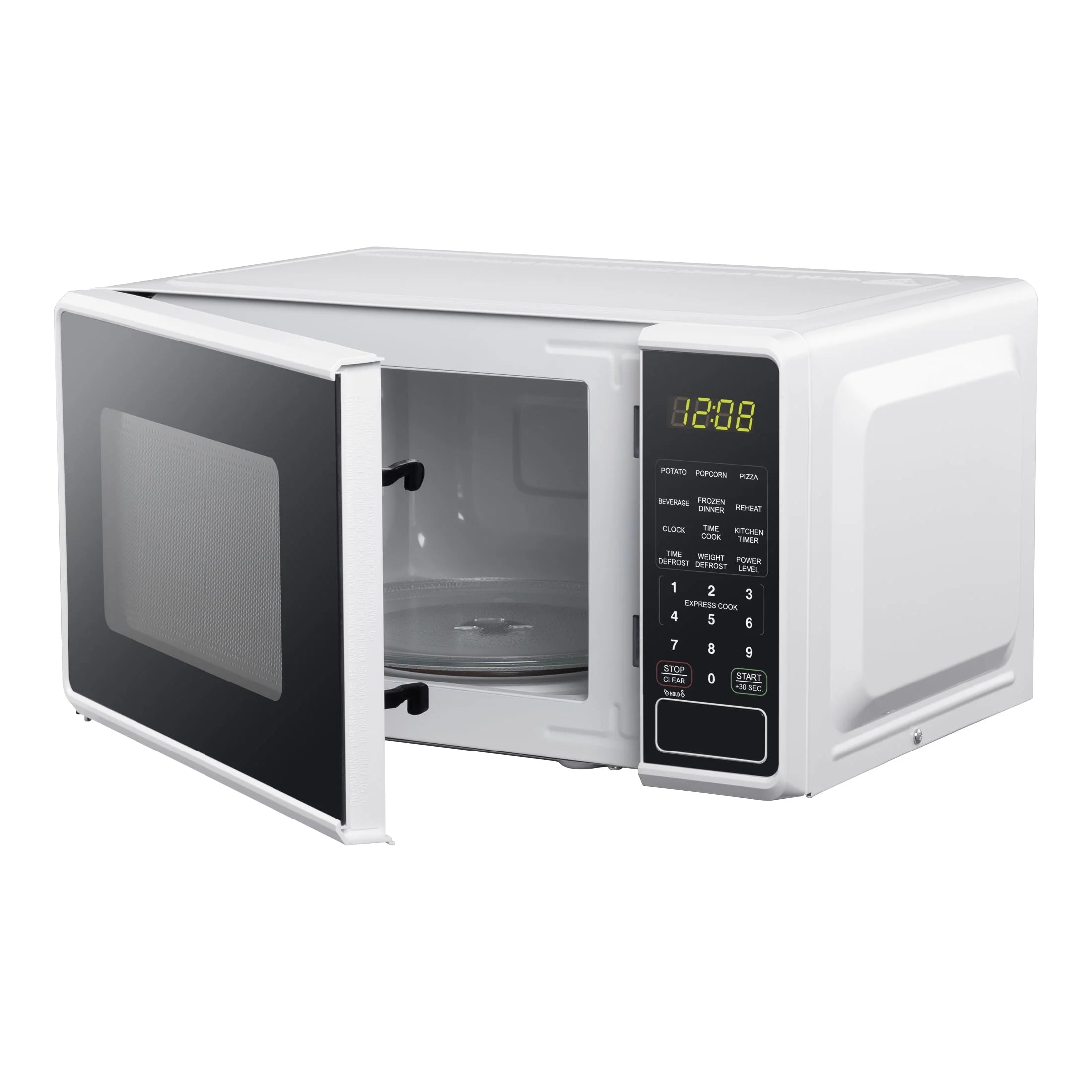 Mainstays 0.7 cu. ft. Countertop Microwave Oven, 700 Watts, White, New - Image 12