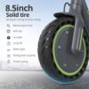 Electric Scooter - 8.5" Solid Tires, 350W Motor, Up to 19 MPH and 21-23 Miles Long-Range Portable Foldable Commuting Scooter for Adults with Double Braking System and App - Image 26