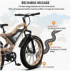 Aostirmotor 1500W Electric Mountain Bike, 26" Fat Tires, 48V 15Ah Battery, Aluminum Frame, Disc Brakes, Shimano 7-Speed, Suitable for Adults - Image 3