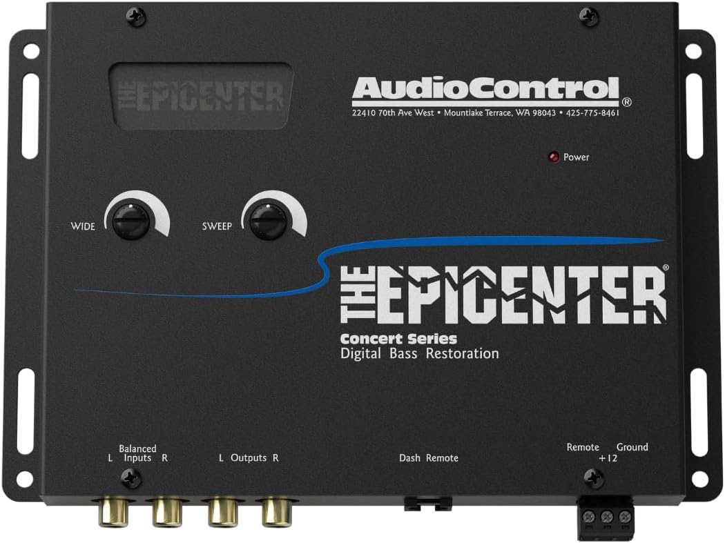 AudioControl Epicenter Digital Bass Restoration Processor with Wired Remote for Enhanced Car Audio - Image 2
