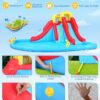 Inflatable Water Slides for Kids 8-in-1 Bounce House Water Park with 450W Blower Climbing Wall, Splash Pool, 2 Water Cannons, Basketball Hoop, Water Slide, Crocodile Sprinkler for Gift Backyard Party - Image 21