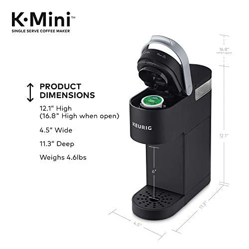 Keurig K-Mini Single Serve Coffee Maker, Black - Image 2