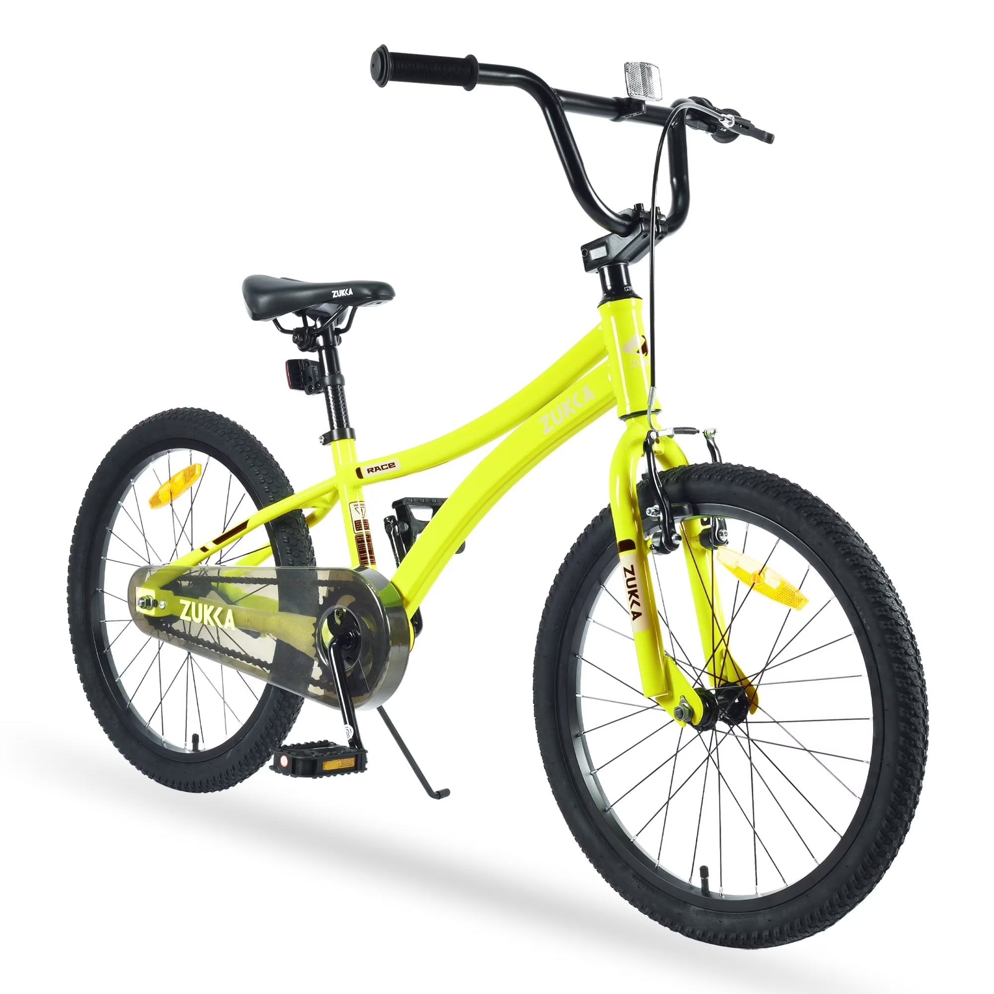 Baprem 18" Girls Bike for 5-9 Years Old Kids, Cute Kids Bike with Training Wheels, Steel Frame Sporty Children Bicycle, Pink - Image 5