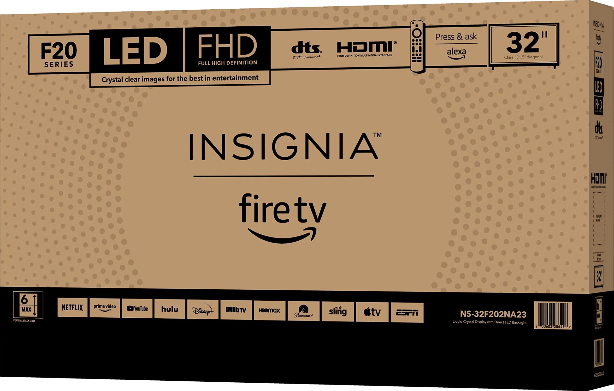 INSIGNIA 32-inch Class Smart Full HD 1080p Fire TV - Image 3