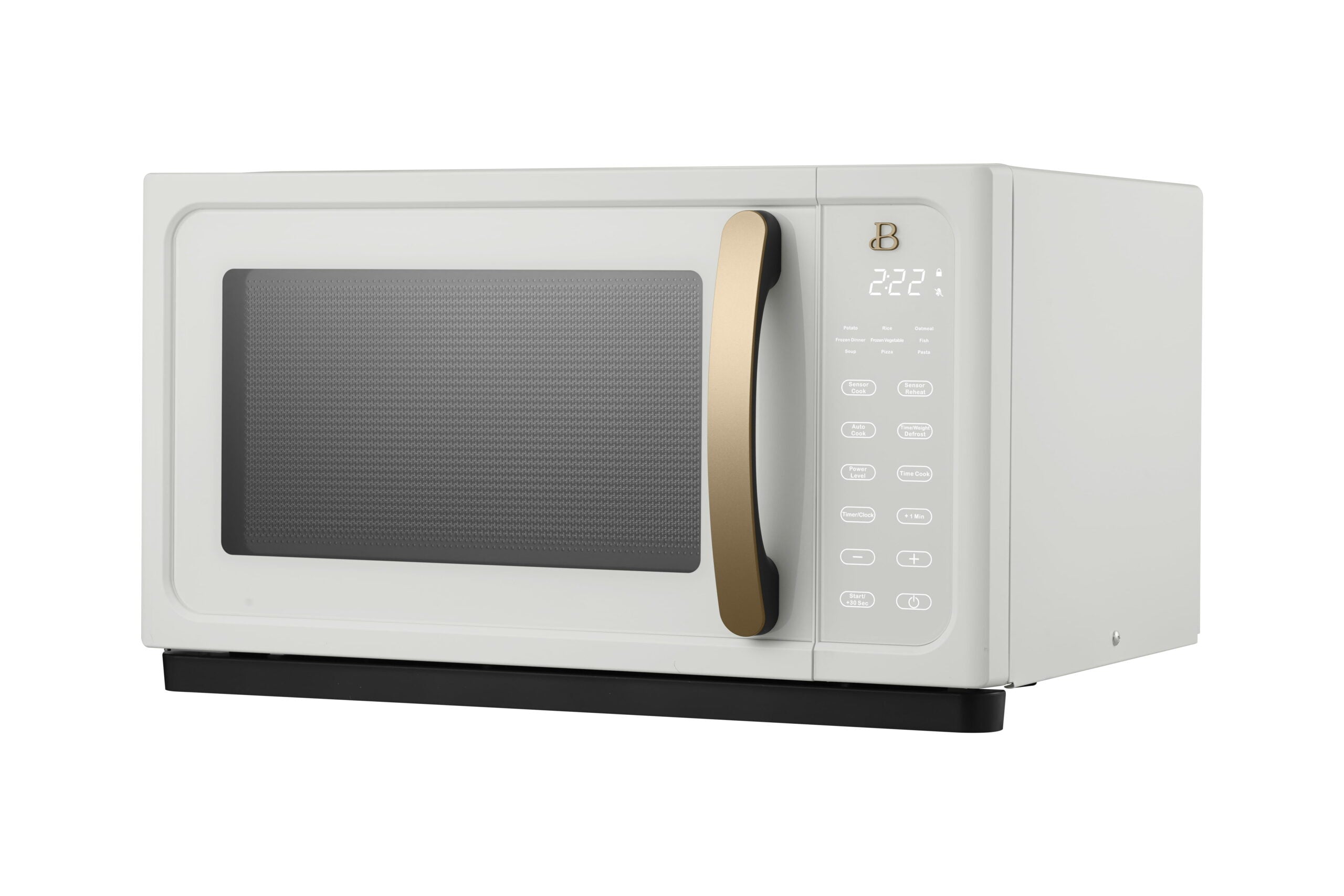 Beautiful 1.1 Cu ft 1000W Sensor Microwave Oven, White Icing - Kitchen Appliance - Image 3