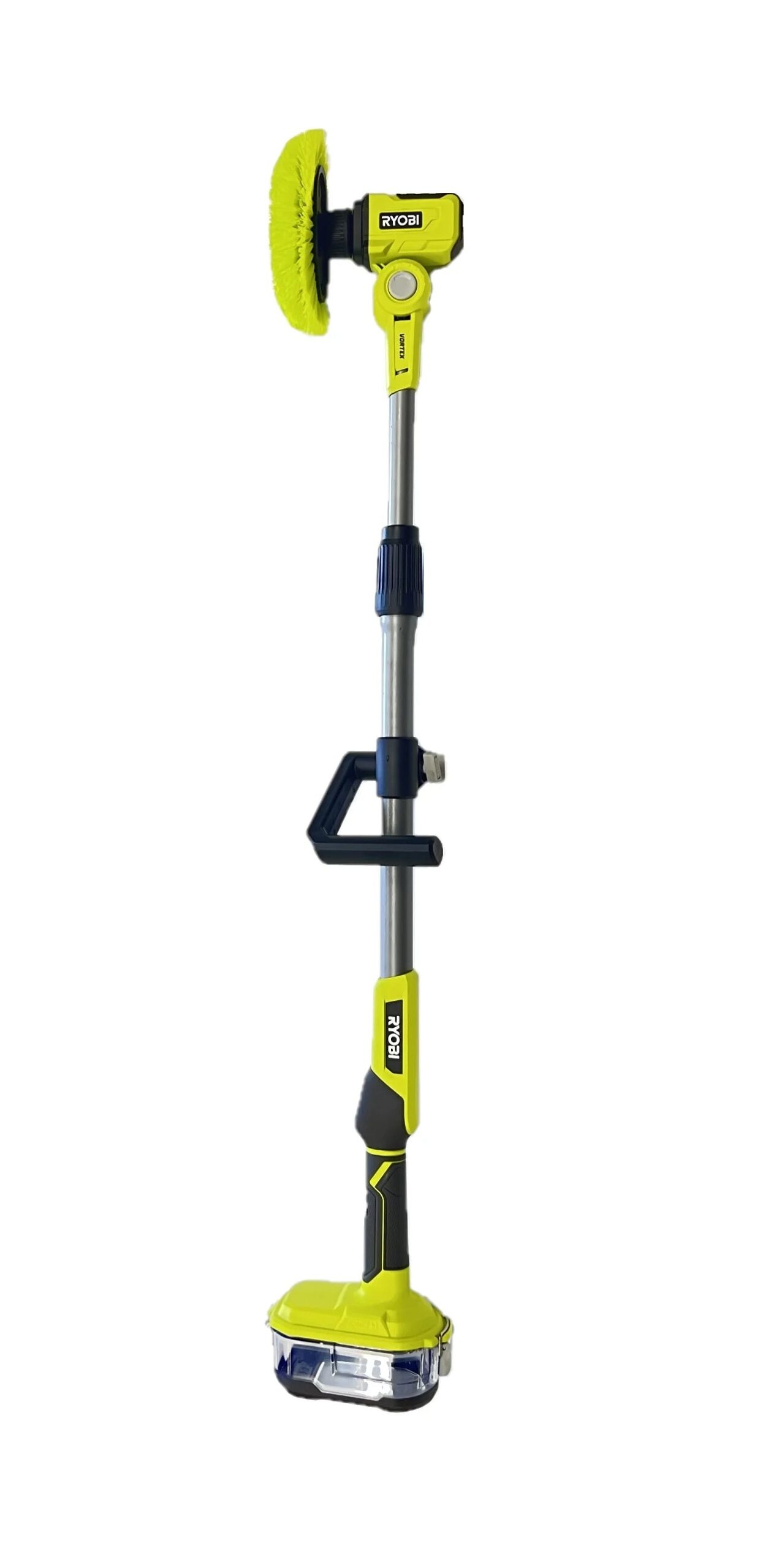 RYOBI ONE+ 18V P4500 Cordless Telescoping Power Scrubber Kit with Battery and Charger - Image 8