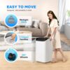 Portable Air Conditioners with Remote Control, 3-in-1 Free Standing Cooling AC Unit with Fan & Dehumidifier, Cools Room up to 700 sq.ft, Smart/Sleep Mode,3 Speed,Auto Swing,24H Timer - Image 18